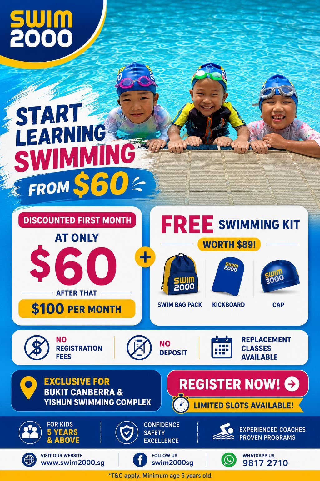 June Swimming Intake